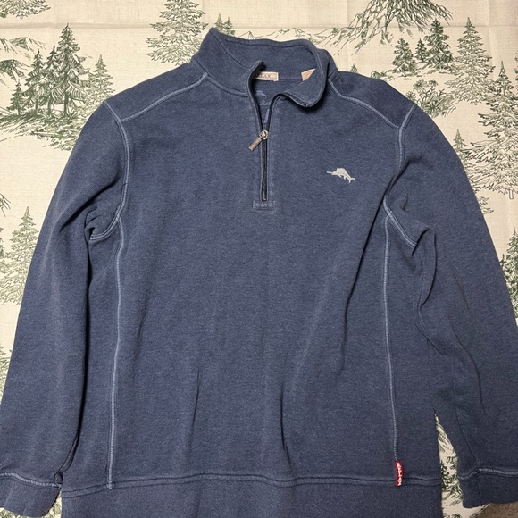 Blue Tommy Bahama Crewneck sweater - Picture 1 of 4